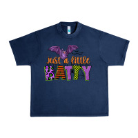 Navy just a little batty Urban Heavy Tee - CowGirlArtShop