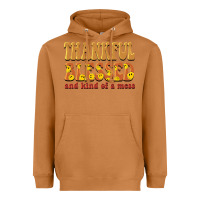 Meerkat thankful blessed and kind of a mess Heavyweight Hoodie - BarkalooDesign