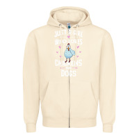 Sandshell Just A Girl Who Loves Chickens And Dogs Gift Women Zipper Hoodie - trangStudio