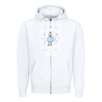 White Just A Girl Who Loves Chickens And Dogs Gift Women Zipper Hoodie - trangStudio