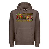 Coffee colorful juneteenth celebration art Premium Hoodie - LillyAllenDesigns