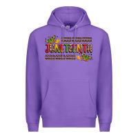 Purple colorful juneteenth celebration art Premium Hoodie - LillyAllenDesigns