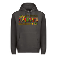 Smoke colorful juneteenth celebration art Premium Hoodie - LillyAllenDesigns