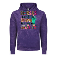 Cloud Purple cowgirl nurses can't fix stupid Vintage Hoodie - CowGirlArtShop