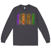 Smoke mardi gras brushstroke Long Sleeve Tee - OliviaCreatesArt
