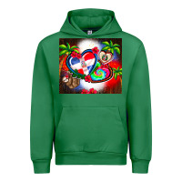Emerald dominican republic  leopard Urban Hoodie - AdoDesignShop