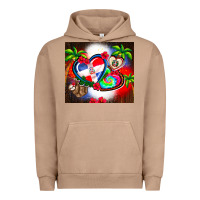 Pigment Burro dominican republic  leopard Urban Hoodie - AdoDesignShop