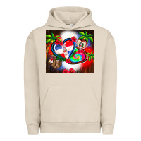 Pigment French Oak dominican republic  leopard Urban Hoodie - AdoDesignShop