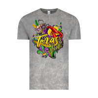 Texas Map Mardi Gras Vintage Tee | Teevron