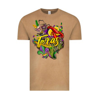 Vintage Camel texas map mardi gras Vintage Tee - CowGirlArtShop
