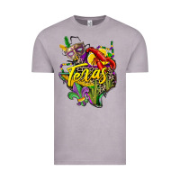 Vintage Zinc texas map mardi gras Vintage Tee - CowGirlArtShop
