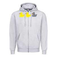 Heather Grey Duck Duck Grey Duck Funny Minnesota Premium Zipper Hoodie - trangStudio