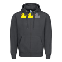 Smoke Duck Duck Grey Duck Funny Minnesota Premium Zipper Hoodie - trangStudio