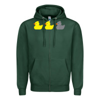 Sports Green Duck Duck Grey Duck Funny Minnesota Premium Zipper Hoodie - trangStudio