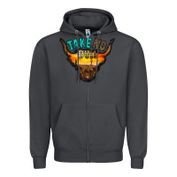Smoke take no bull Zipper Hoodie - RacoonDesign