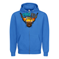 True Royal take no bull Zipper Hoodie - RacoonDesign