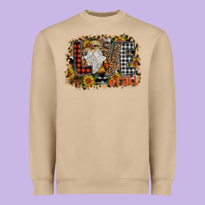 Love Fall Heavyweight Sweatshirt Designed By Cowhidedigitalart