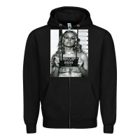 Black Sheri moon zombie baby firefly the devils rejects art print mugshot de Zipper Hoodie - trangStudio