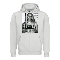 Dove Grey Sheri moon zombie baby firefly the devils rejects art print mugshot de Zipper Hoodie - trangStudio