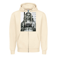 Sandshell Sheri moon zombie baby firefly the devils rejects art print mugshot de Zipper Hoodie - trangStudio