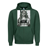 Sports Green Sheri moon zombie baby firefly the devils rejects art print mugshot de Zipper Hoodie - trangStudio