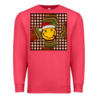 Christmas Smiley Face Premium Sweatshirt | Teevron