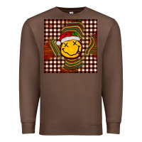 Chestnut Christmas smiley face Premium Sweatshirt - BarkalooDesign