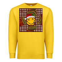 Lemon Christmas smiley face Premium Sweatshirt - BarkalooDesign