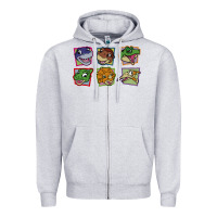 Heather Grey The Land Before Time Collection GIFT Zipper Hoodie - trangStudio