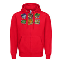 Red The Land Before Time Collection GIFT Zipper Hoodie - trangStudio