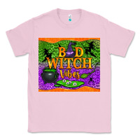 Bubblegum Pink Bad witch vibes Classic Tee - NancyCooperArtShop