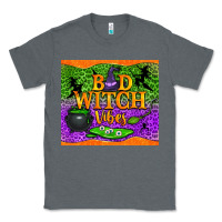 Charcoal Heather Bad witch vibes Classic Tee - NancyCooperArtShop