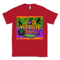 Red Bad witch vibes Classic Tee - NancyCooperArtShop