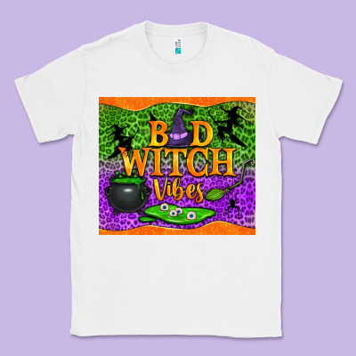 Bad Witch Vibes Classic Tee Designed By Nancycooperartshop