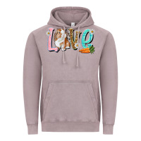 Love Easter Rabbit Easter Day Vintage Hoodie | Teevron