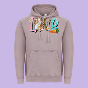 Love Easter Rabbit Easter Day Vintage Hoodie Designed By Howdyjamesfarm
