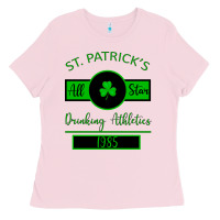 Bubblegum Pink Drinking Athletics Ladies Tee - Bettercallsaul