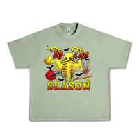 Oil Green tis the season softball halloween Urban Heavy Tee - CowGirlArtShop
