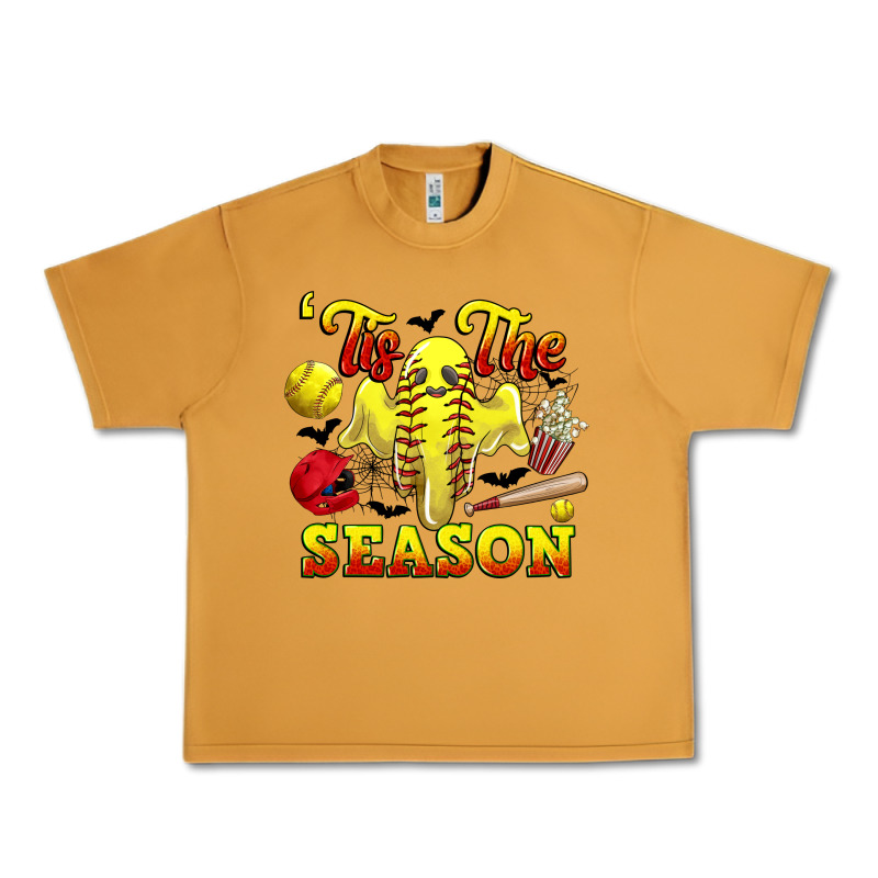 Tis The Season Softball Halloween Urban Heavy Tee by CowGirlArtShop | Teevron