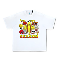 White tis the season softball halloween Urban Heavy Tee - CowGirlArtShop