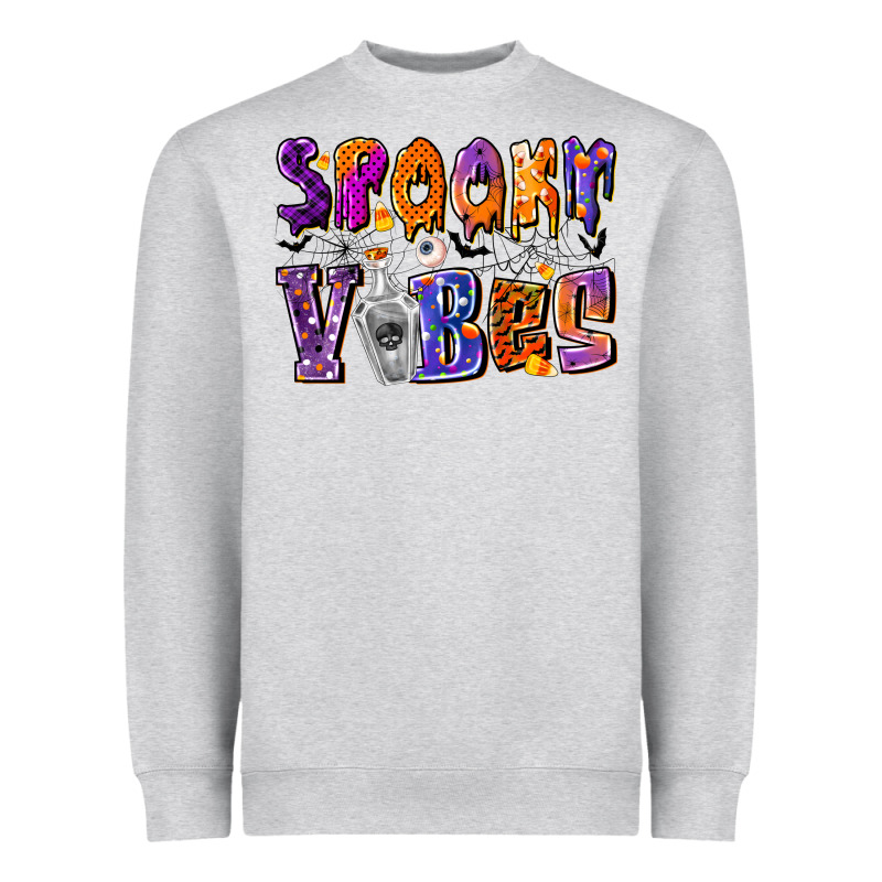 Spooky Vibes Heavyweight Sweatshirt by CowhideDigitalArt | Teevron