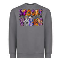 Storm Spooky Vibes Heavyweight Sweatshirt - CowhideDigitalArt