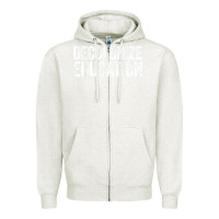 Oatmeal Heather Decolonize Education History Teacher Educator Gift Zipper Hoodie - trangStudio