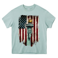 Arona statue of liberty torch Heavy Core Tee - BarkalooDesign