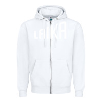 White LAIKA Studios GIFT Zipper Hoodie - trangStudio
