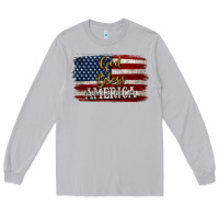 Moon Dust God Bless America Distressed Flag Long Sleeve Tee - Jasminsmagicworld