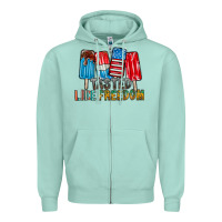 Seafoam tasted like freedom Zipper Hoodie - RacoonDesign