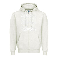 Oatmeal Heather Retro Three England Lions Vintage Souvenir Zipper Hoodie - trangStudio