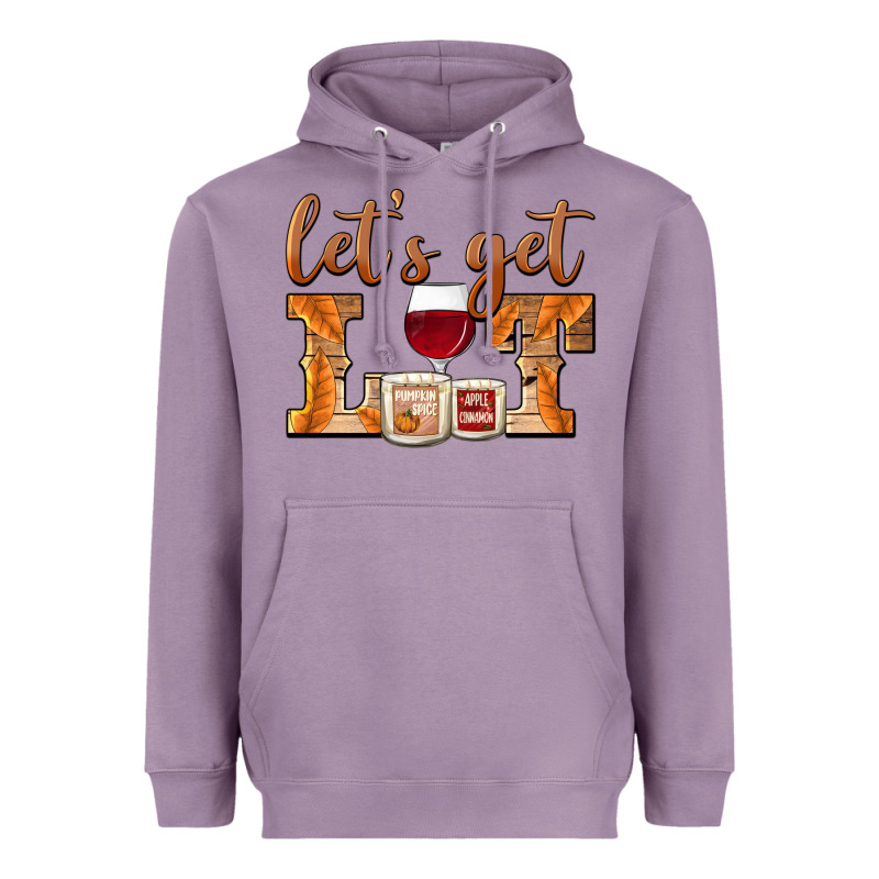 Let's Get Lit Candles Heavyweight Hoodie by BarkalooDesign | Teevron
