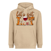 Mushroom let's get lit candles Heavyweight Hoodie - BarkalooDesign